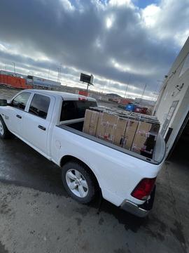 Best Catalytic Converter Price | White Pickup Truck Loaded with Recyclables