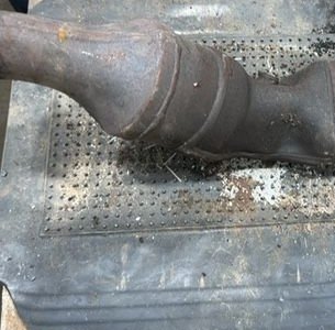 Catalytic converter during inventory preparation